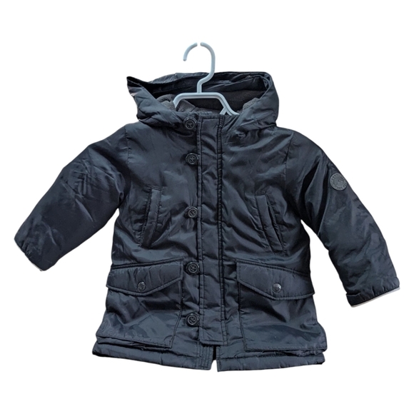 baby Gap Other - GAP Kids Charcoal Hooded Puffer Coat